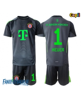 Bayern Munich Manuel Neuer #1 Portarii Echipament de Fotbal Replică 2025-26 Copii Deplasare (+ Șorturi)